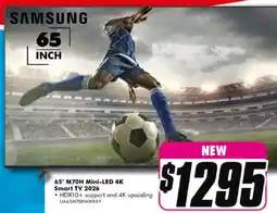The Good Guys 65" M70H Mini-LED 4K Smart TV 2026 offer