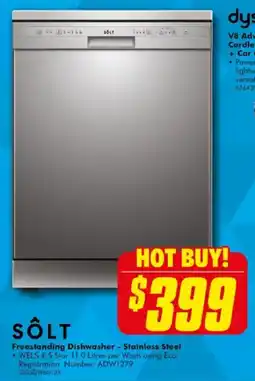 The Good Guys Freestanding Dishwasher - Stainless Steel offer