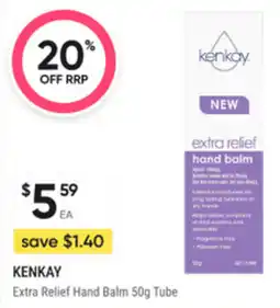 healthylife Extra Relief Hand Balm Tube offer