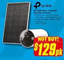 The Good Guys 2K 3MP Solar-Powered Security Camera offer