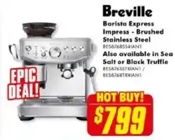 The Good Guys Barista Express Impress - Brushed Stainless Steel offer