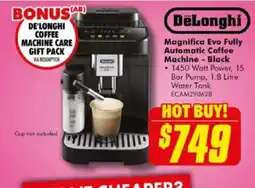 The Good Guys Magnifica Evo Fully Automatic Coffee Machine - Black offer