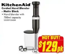 The Good Guys KitchenAid Corded Hand Blender offer
