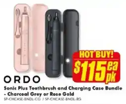 The Good Guys Sonic Plus Toothbrush and Charging Case Bundle offer