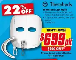 The Good Guys Theraface LED Mask offer