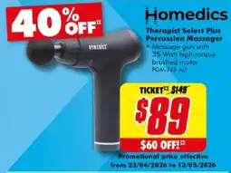 The Good Guys Therapist Select Plus Percussion Massager offer