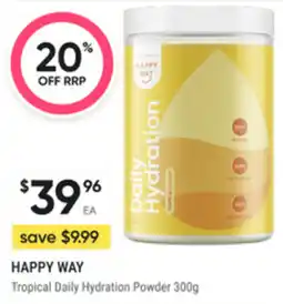 healthylife Happy way Tropical Daily Hydration Powder offer