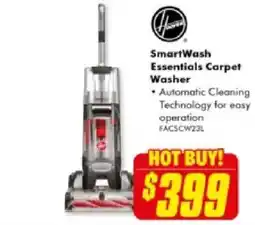 The Good Guys SmartWash Essentials Carpet Washer offer