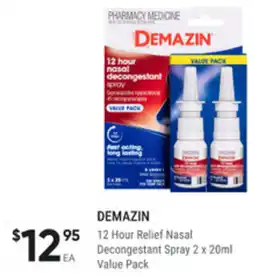 healthylife DEMAZIN 12 Hour Relief Nasal Decongestant Spray offer