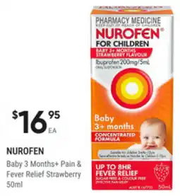 healthylife Nurofen Baby 3 Months+ Pain & Fever Relief Strawberry offer