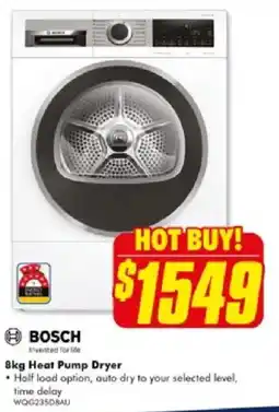 The Good Guys 8kg Heat Pump Dryer offer