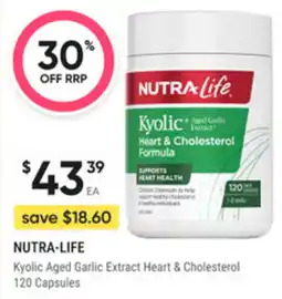 healthylife Nutra-life Kyolic Aged Garlic Extract Heart & Cholesterol offer