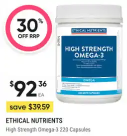 healthylife Ethical nutrients High Strength Omega-3 offer