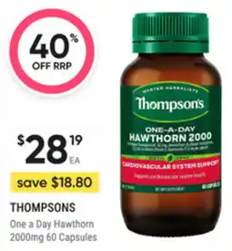 healthylife Thompsons One a Day Hawthorn 2000mg offer