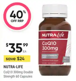 healthylife Nutra-life CoQ10 300mg Double Strength offer