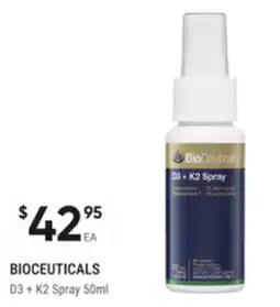healthylife Bioceuticals D3 + K2 Spray offer
