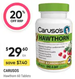 healthylife Carusos Hawthorn offer