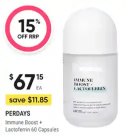 healthylife Perdays Immune Boost + Lactoferrin offer