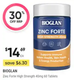 healthylife BIOGLAN Zinc Forte High Strength offer