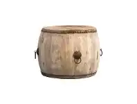LivingStyles Welch Oriental Decor Drum, 65cm, Natural offer