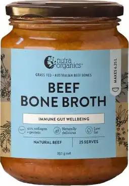healthylife Nutra Naturals Beef Bone Broth Concentrate - Natural Beef offer