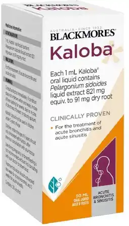 healthylife Blackmores Kaloba Liquid offer