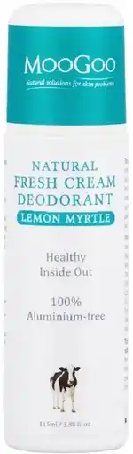 healthylife MooGoo Fresh Cream Deodorant - Lemon Myrtle offer