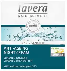 healthylife Lavera Basis Sensitiv Anti-Ageing Night Cream Q10 offer