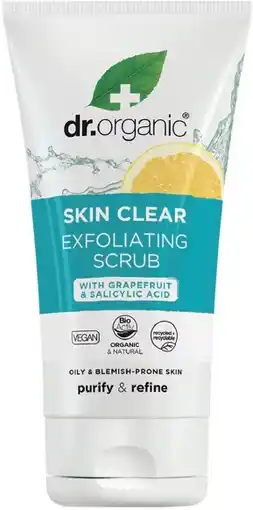 healthylife Dr Organic Skin Clear Exfoliating Scrub offer