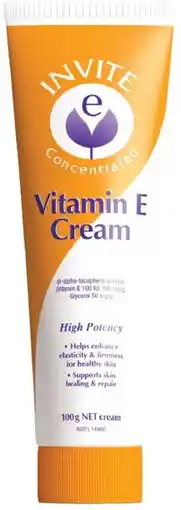 healthylife Invite E Concentrated Vitamin E Cream offer