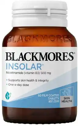 healthylife Blackmores Insolar Vitamin B3 - 60 Tablets offer