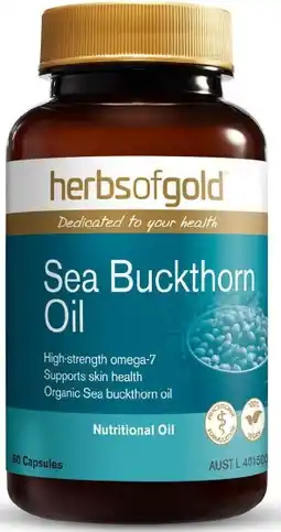 healthylife Herbs of Gold Sea Buckthorn Oil 60 Capsules offer