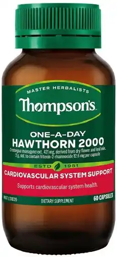 healthylife Thompsons One a Day Hawthorn 2000mg 60 Capsules offer