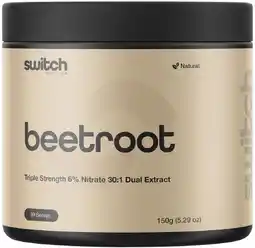 healthylife Switch Nutrition Beetroot Powder Triple Strength 6% Nitrate 30:1 - 150g offer