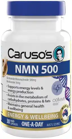 healthylife Carusos NMN 500mg 30 Tablets offer