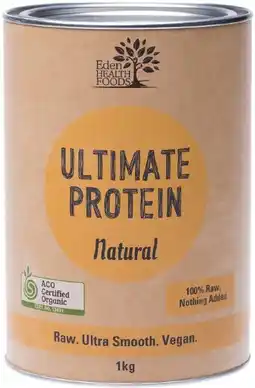 healthylife Eden Healthfoods Ultimate Vegan Rice Protein Natural offer