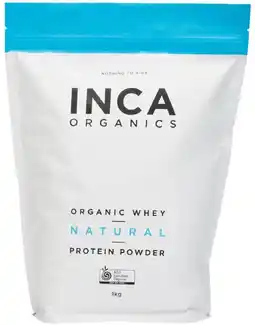 healthylife Inca Organics Organic Whey Protein Powder Natural offer