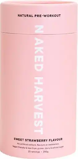 healthylife Nu Harvest Natural Pre Workout Strawberry offer
