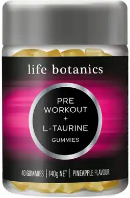 healthylife Life Botanics PreWorkout Gummies offer