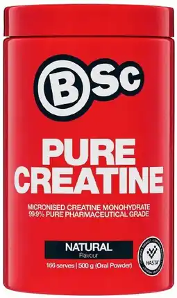healthylife BSc Pure Creatine Monohydrate Powder offer