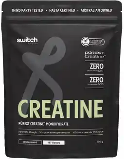 healthylife Switch Nutrition Perform Purest Creatine Monohydrate Powder offer
