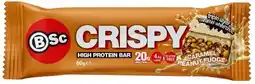 healthylife BSc Crispy Protein Bar Caramel Peanut Fudge offer