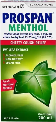 healthylife Prospan Menthol Chesty Cough Relief offer