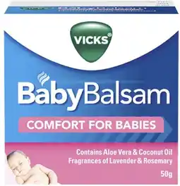 healthylife Vicks Baby Balsam Decongestant Chest Rub offer