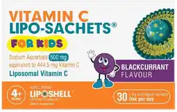 healthylife Lipo-Sachet Kids Vitamin C 500mg Blackcurrant Liquid Sachets offer