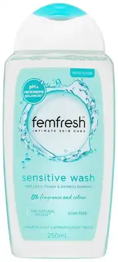 healthylife Femfresh Intimate Wash Sensitive offer