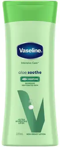 healthylife Vaseline Intensive Care Body Lotion Aloe Soothe offer