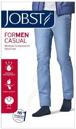 healthylife Jobst for Men Casual Compression Socks 15-20 mmHg Black XL offer