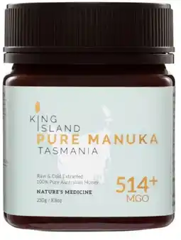 healthylife King Island Pure Manuka Honey Tasmania MGO 514+ offer