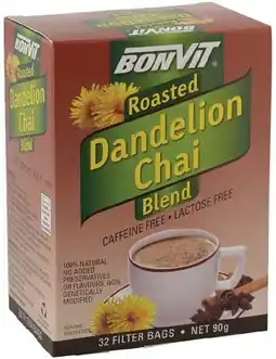 healthylife Bonvit Dandelion Chai x 32 Tea Bags offer